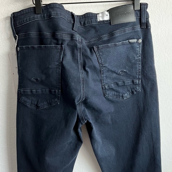 HUDSON Blake Slim Straight Lexi Men Dark Blue Jeans Size 36 BRAND NEW - Picture 4 of 8